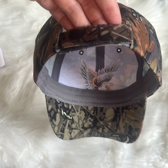 American flag and eagle camouflage baseball hat cap - Picture 12 of 13